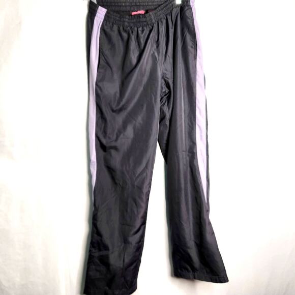 Avia Gray Lavender Athletic Moisture Wicking Performance Pants Zip Ankle Size M - Picture 1 of 10
